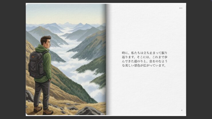 REIが制作した人生の山登り