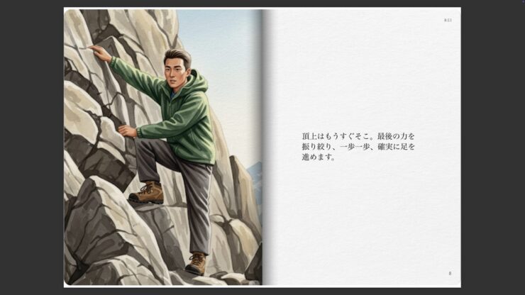 REIが制作した人生の山登り