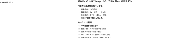 GPT image1.5で日本人美女の画像生成6